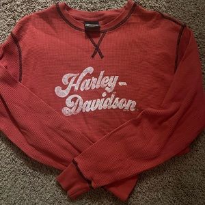 HARLEY DAVIDSON waffle knit